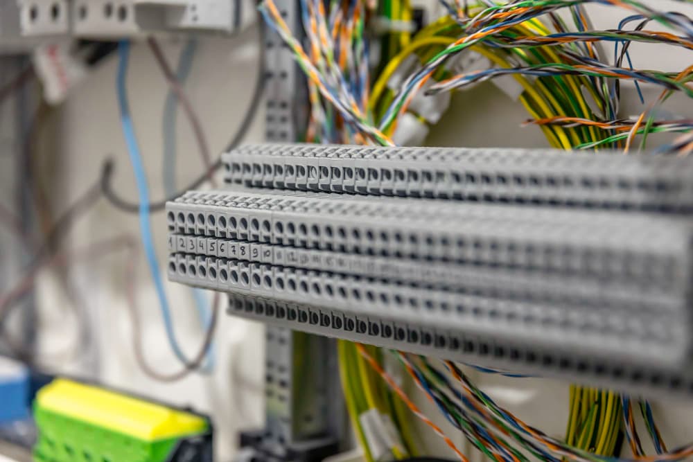 Wiring adjustments supporting new lighting layout